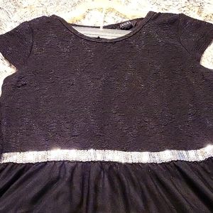 Blk dress with bones tights